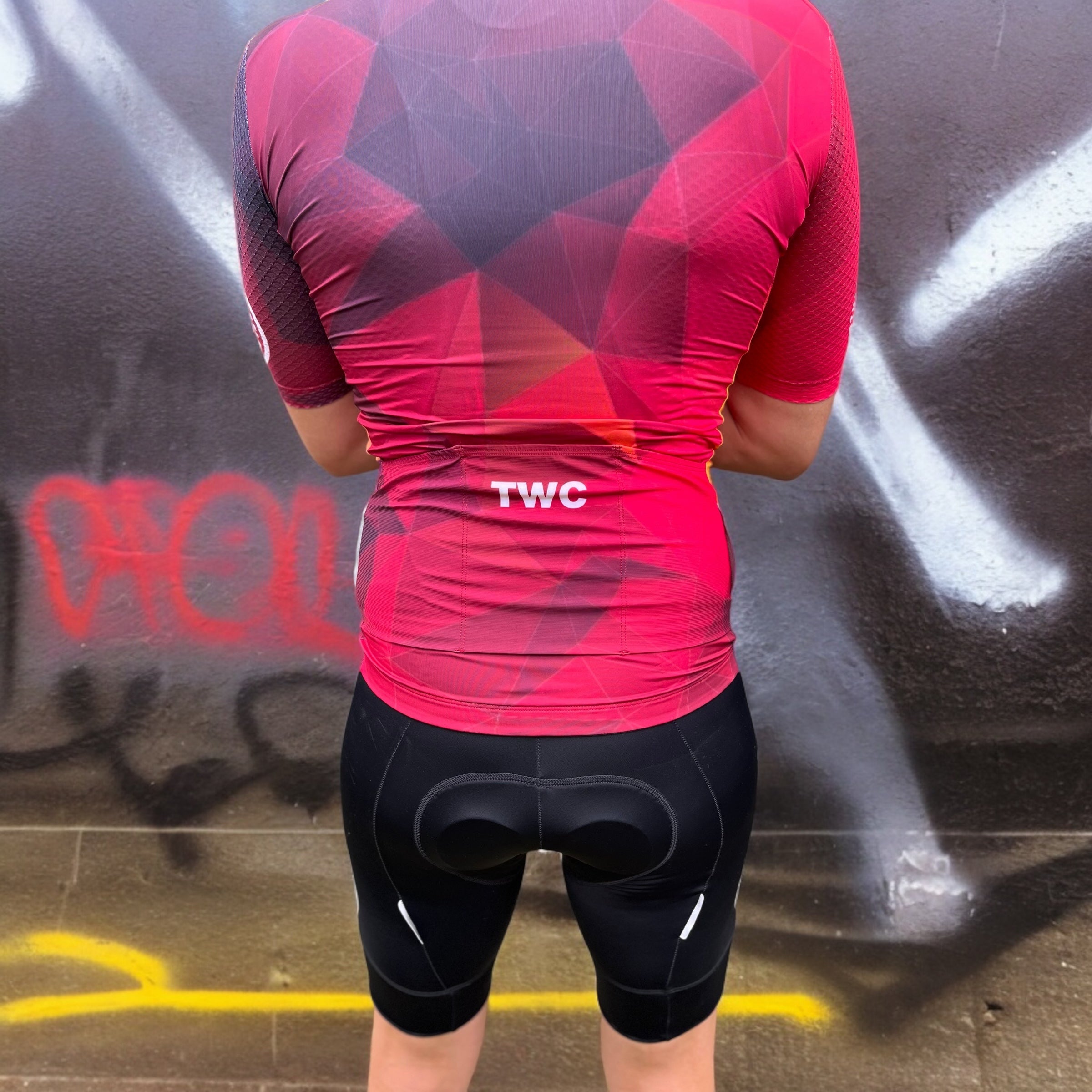 TWC Black Cycling Bib Shorts