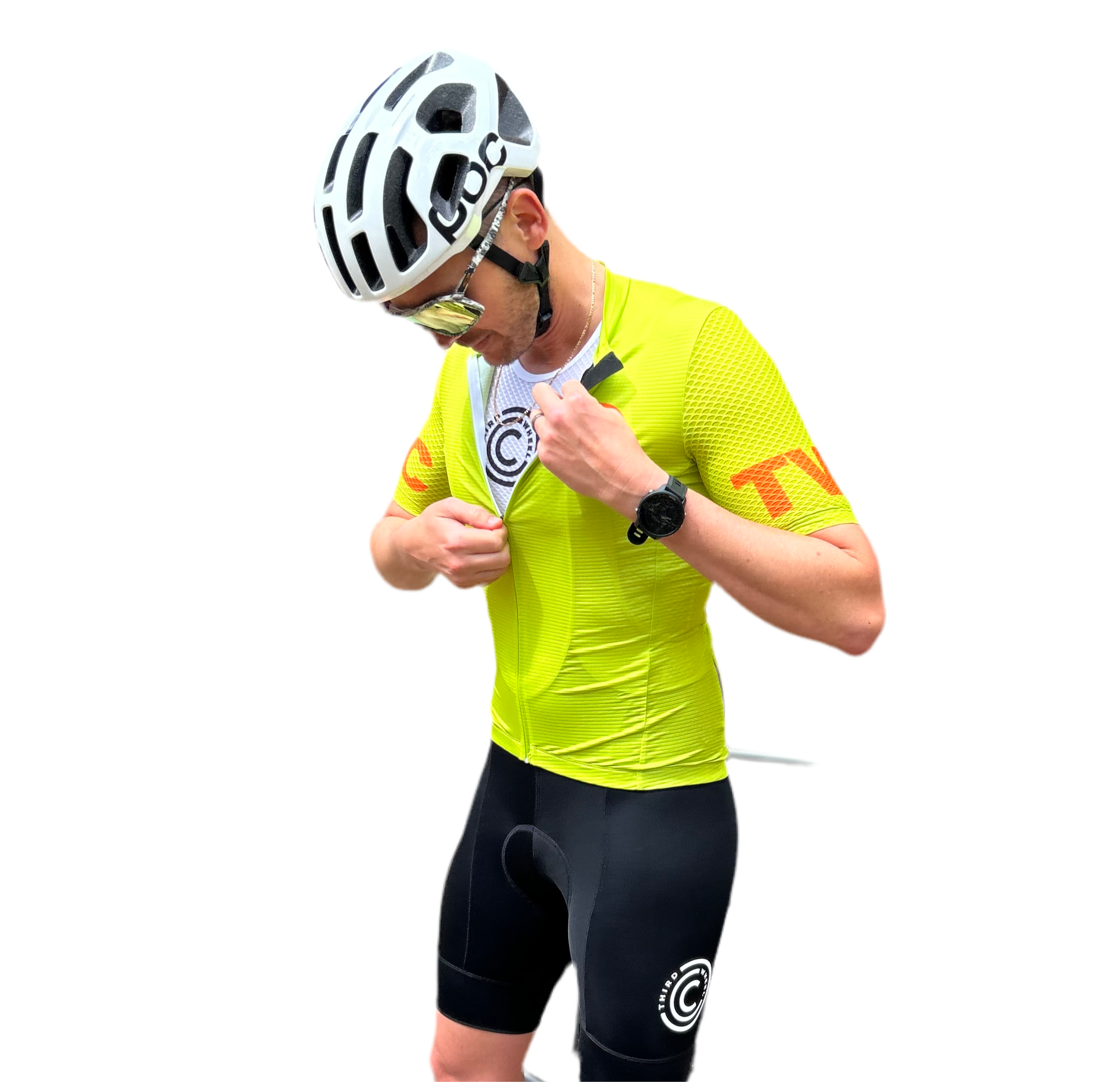 TWC Lime Cycling Jersey