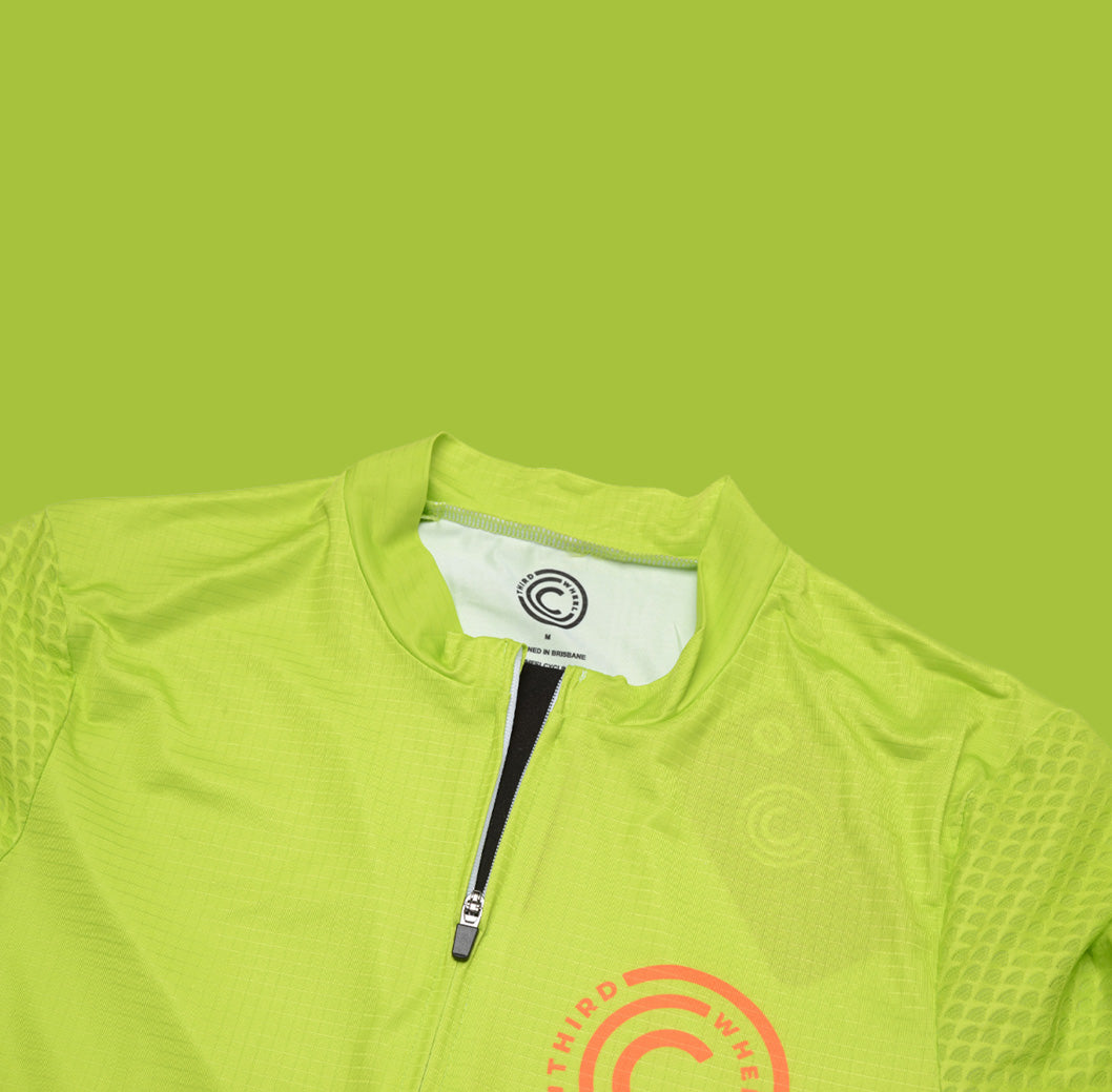 TWC Lime Cycling Jersey